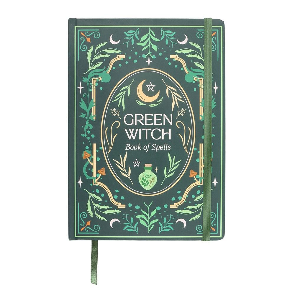 Something Different - Green Witch A5 Notitieboek - Groen